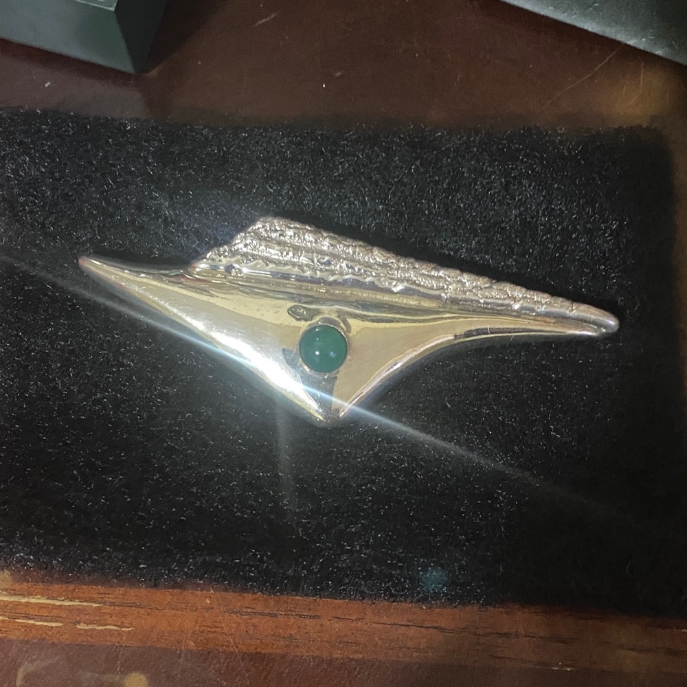 Electroform Israel brooch